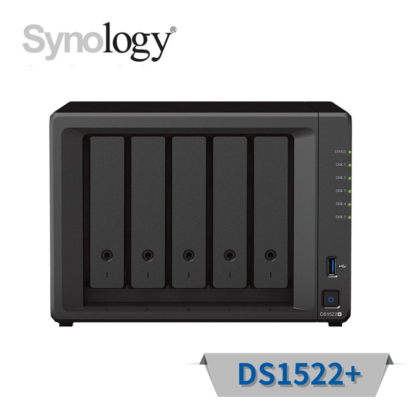 Synology ũ ̼ DS1522 + 8GB 5  NAS Ŭ, 100% ǰ, ũ 
